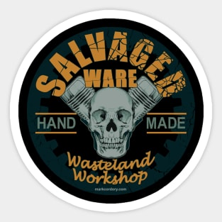 SALVAGED Ware Wasteland Workshop Sticker